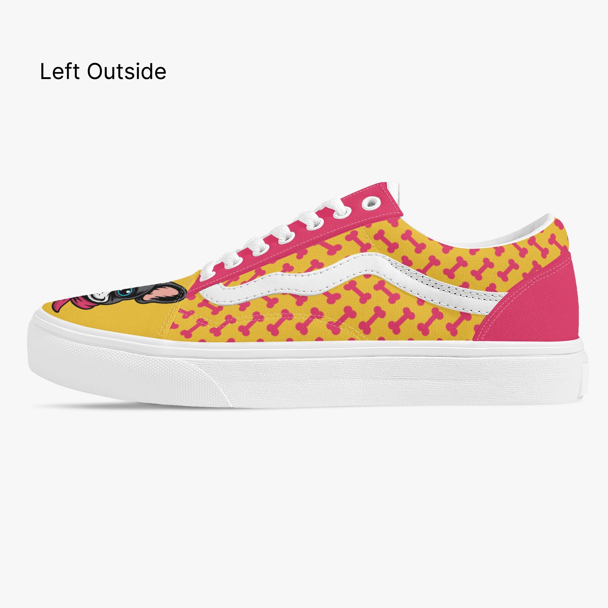 Barkley - Frenchie Lover Trendy Low-top Canvas Sneakers Everyday Use