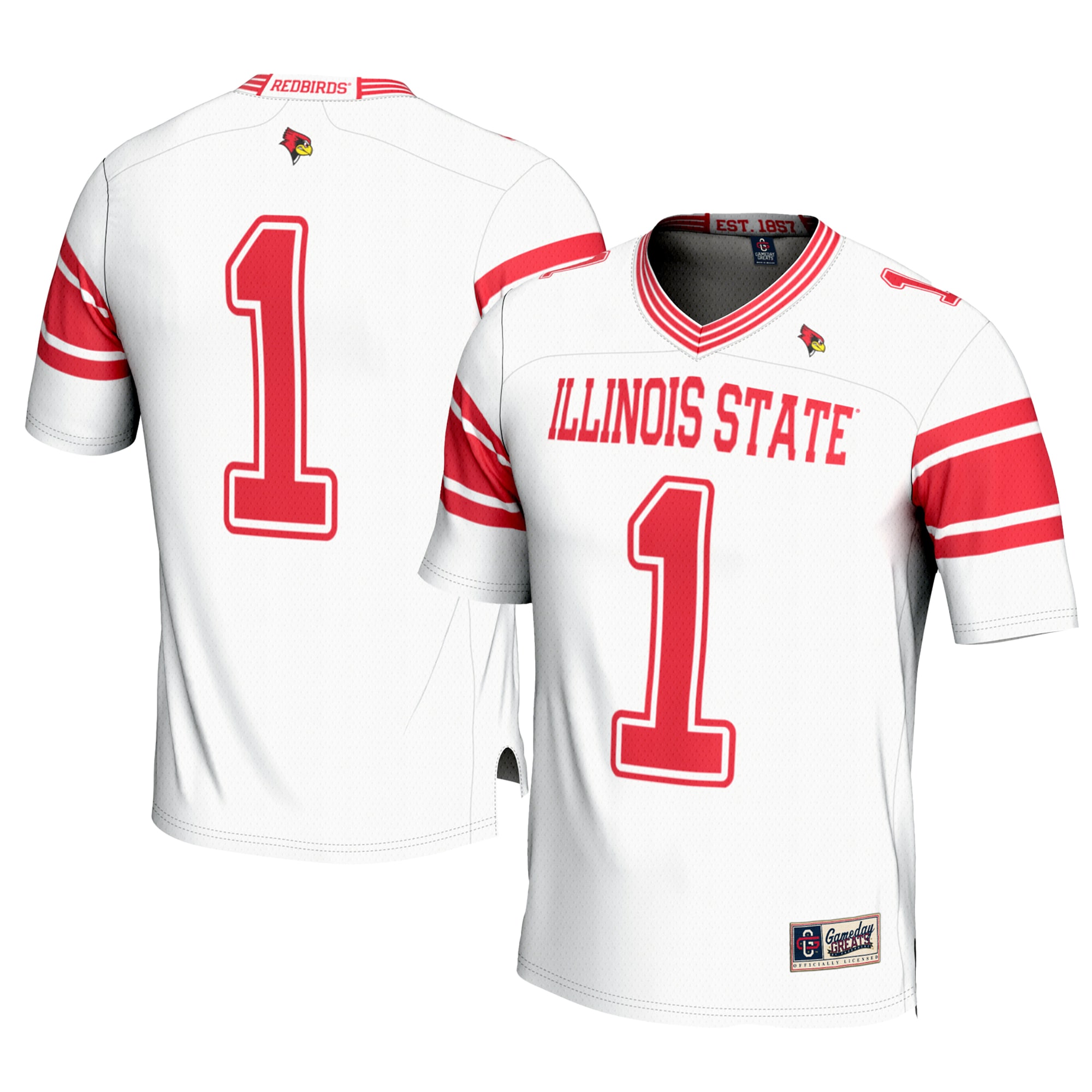 #1 Illinois State Redbirds GameDay Greats 2026/2027 Football Jersey?�C White