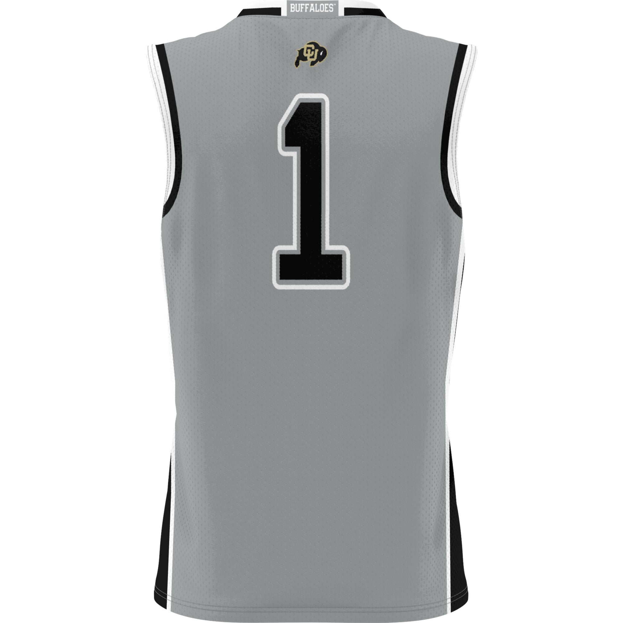 #1 Colorado Buffaloes GameDay Greats Youth Lightweight Replica Basketball Jersey - Gray