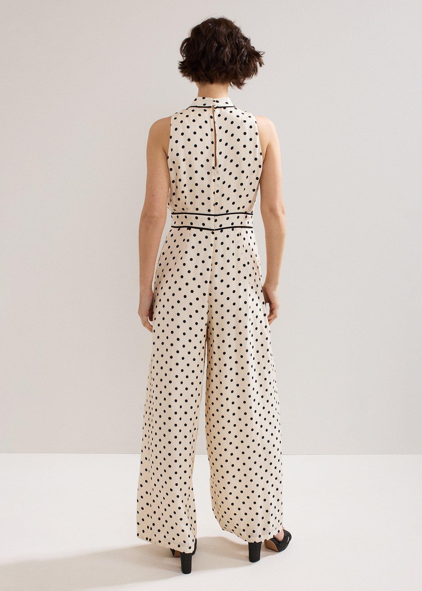 Marilee Spot Corsage Jumpsuit