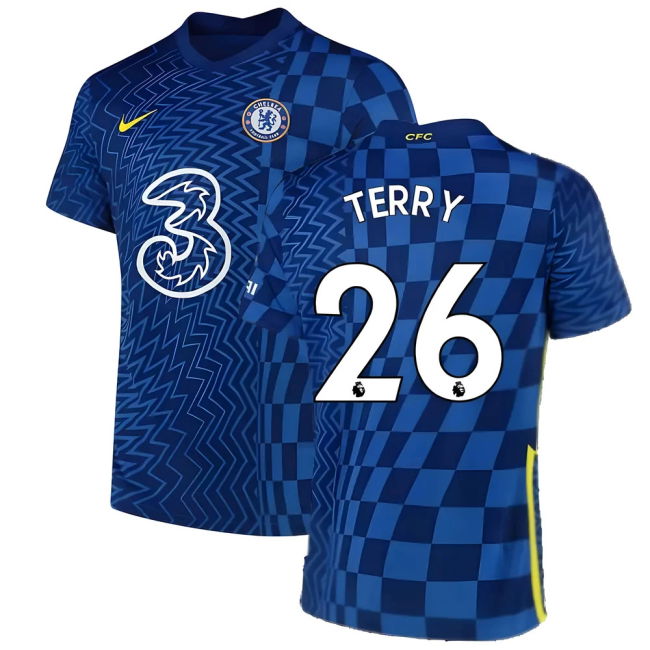 Top Tier Chelsea Terry #26 Updated Design Fervent Football Kit