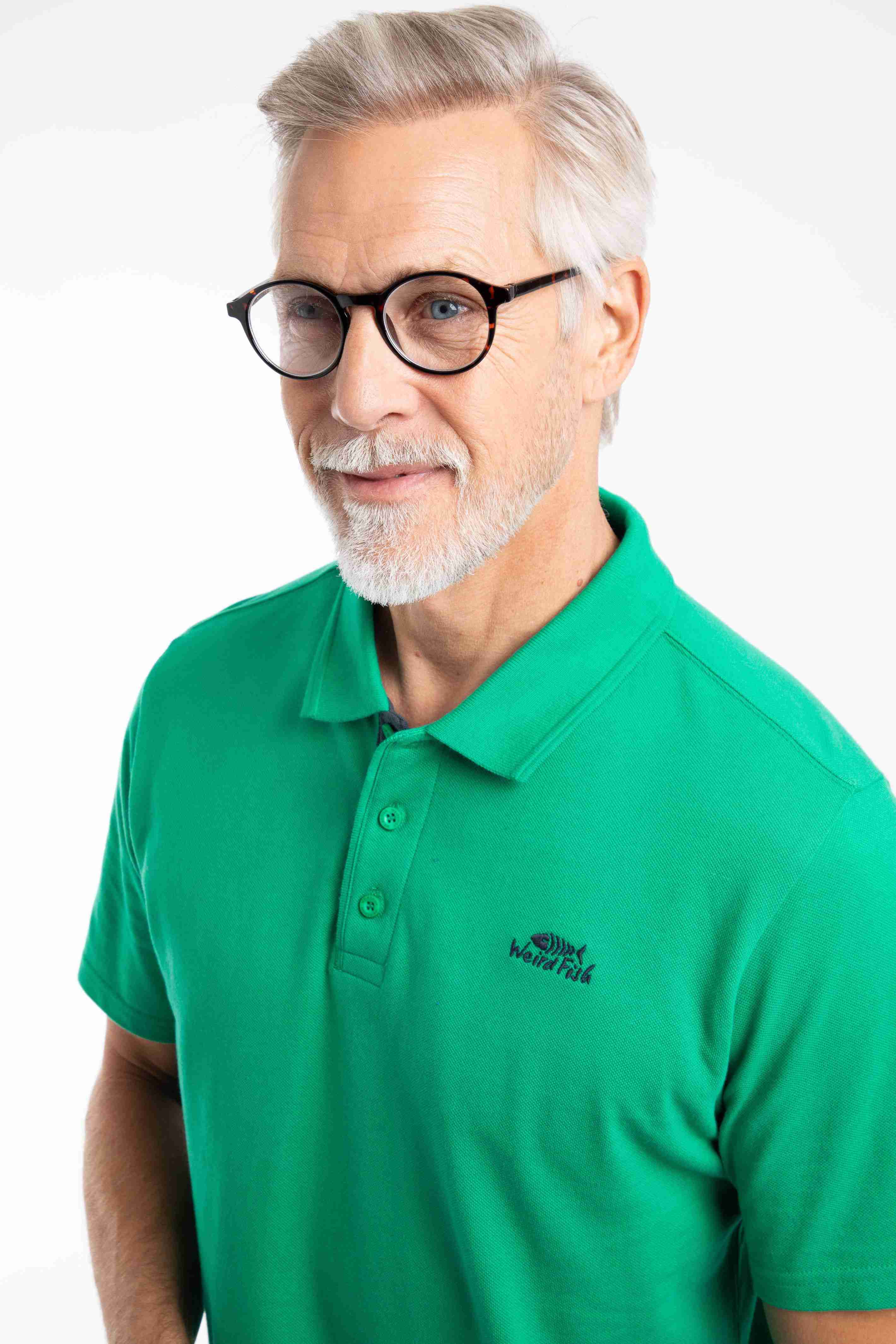 Miles Pique Polo Shirt Evergreen
