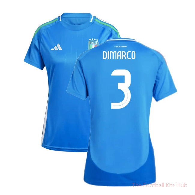 2024-2025 Italy Home Shirt (Ladies) (DIMARCO 3)