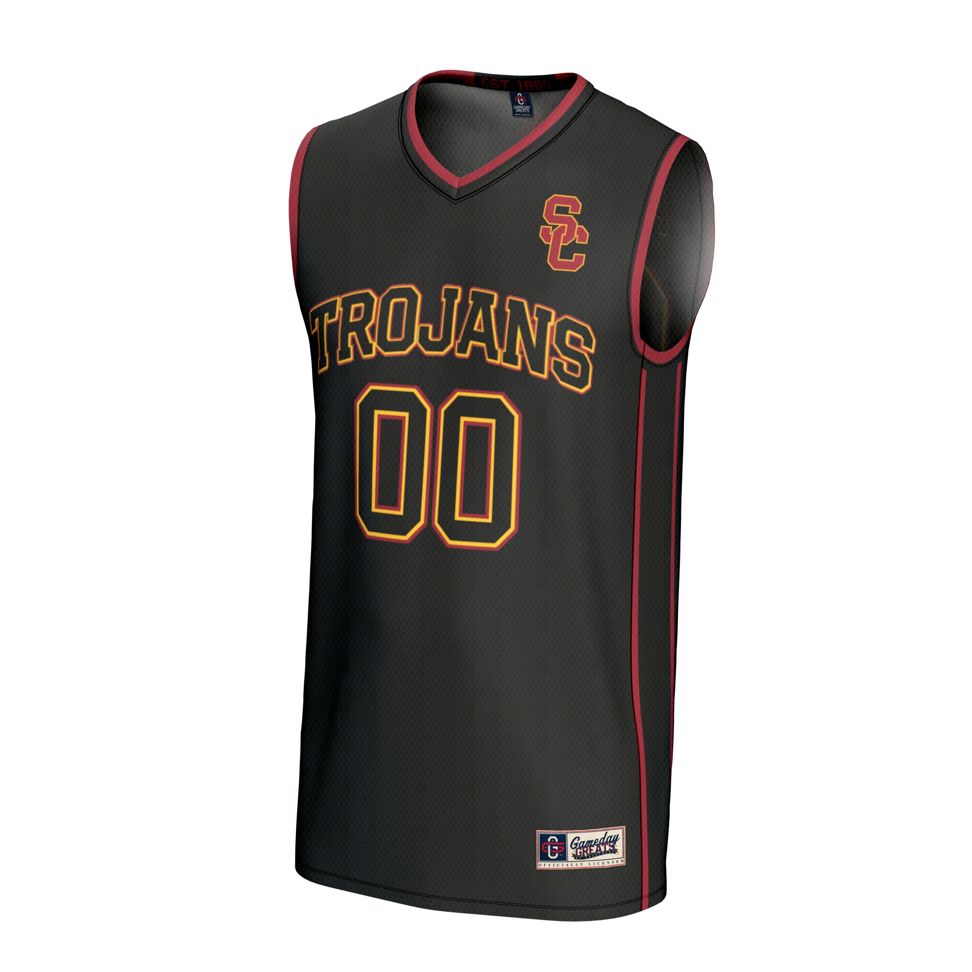 [DDG] USC Trojans GameDay Greats Youth Lightweight Collegiate Men's Basketball NIL Pick-A-Player Fashion Jersey - Black