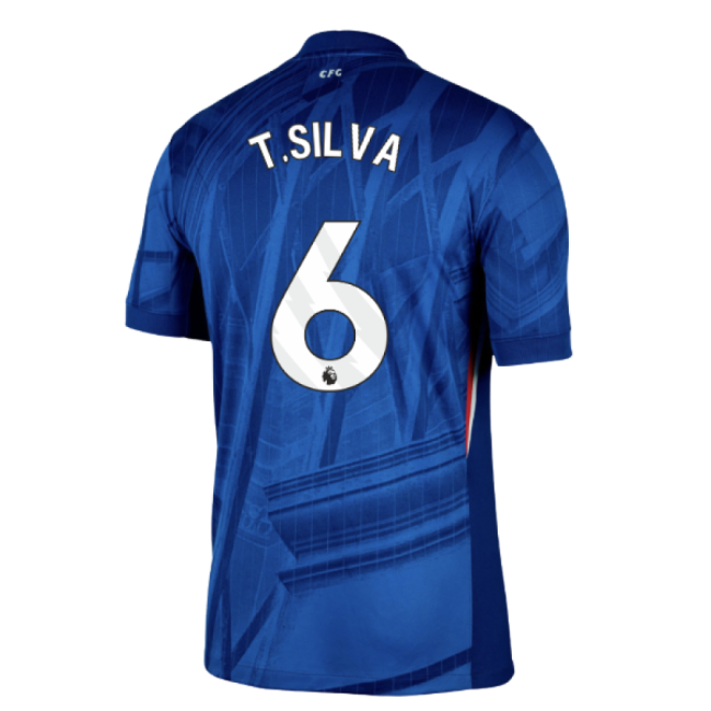 Chelsea Chelsea Home Shirt T Silva #6 Elite Performance Match Day ...
