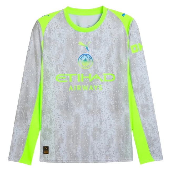 2025-2026 Man City Long Sleeve Third Shirt (Your Name)