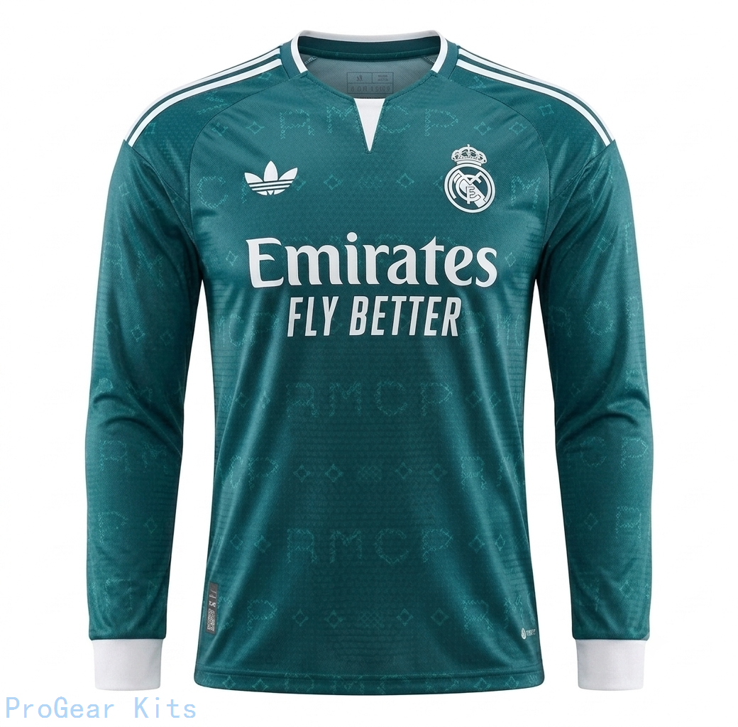 [SJH] Real Madrid Long Sleeve Away Kit 2026/27