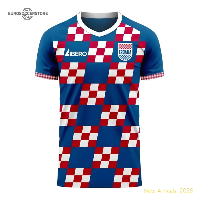 Croatia 2025-2026 Away Kit - Top Quick-dry Slim Sleek Breathability