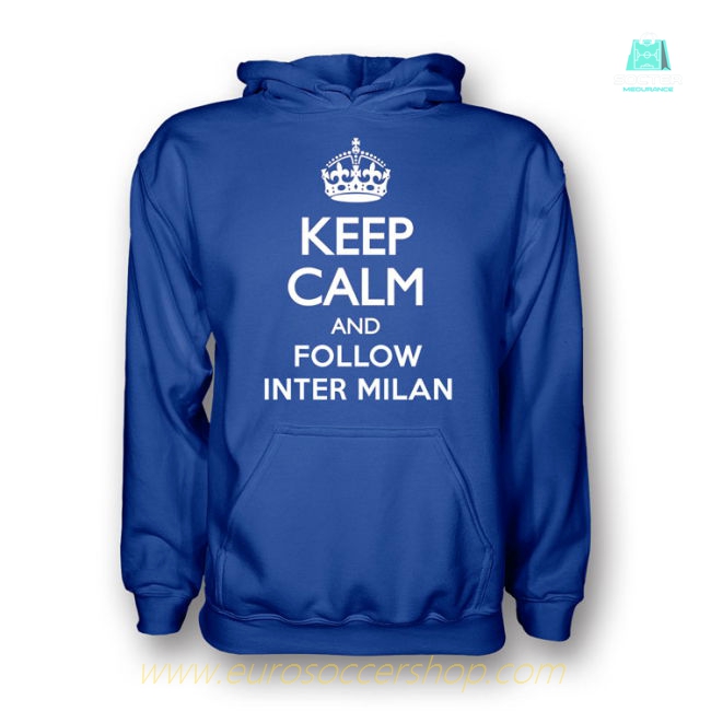 Keep Calm And Follow Inter Milan Hoody (blue)