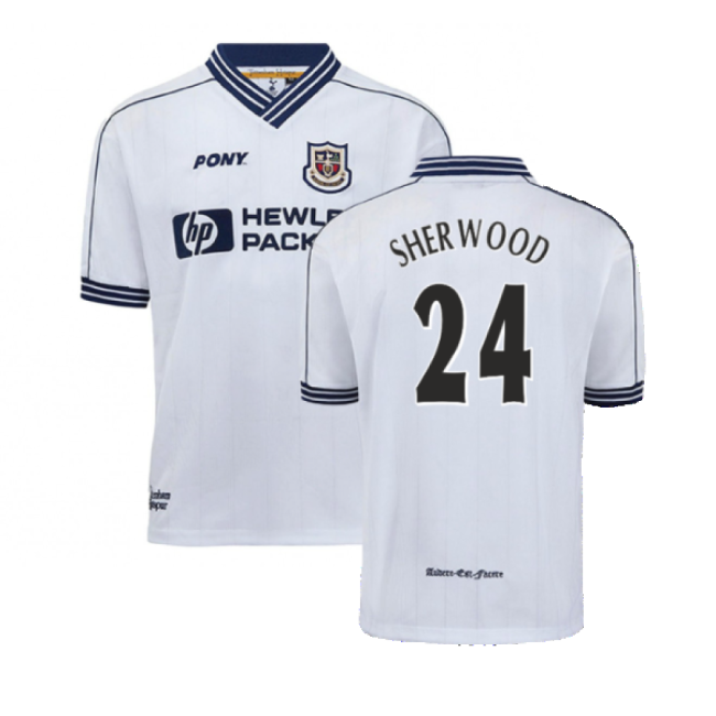 Authentic 1997-1999 Tottenham Home Pony Retro Shirt (sherwood 24)