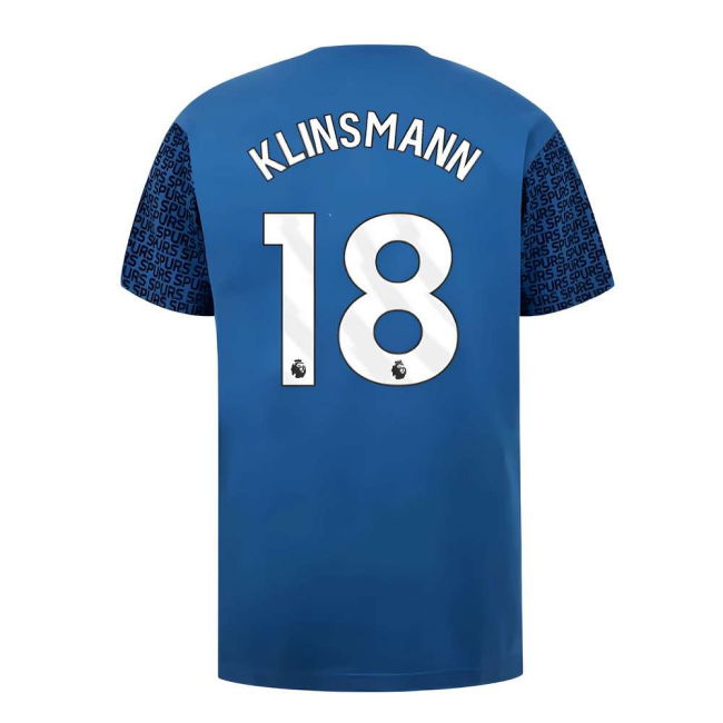 Tottenham Home Football Jersey 2025-25 Season Klinsmann 18 L M S
