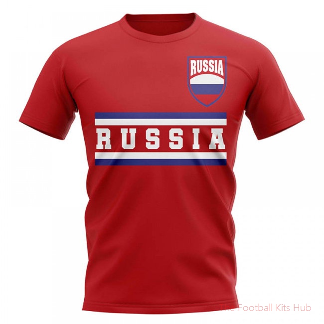 Russia Core Football Country T-Shirt (Red)