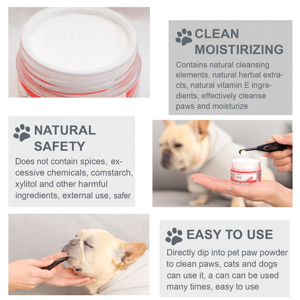 Frenchie Tear Stain Remover Powder – Safe Natural Eye Care Indoor Use