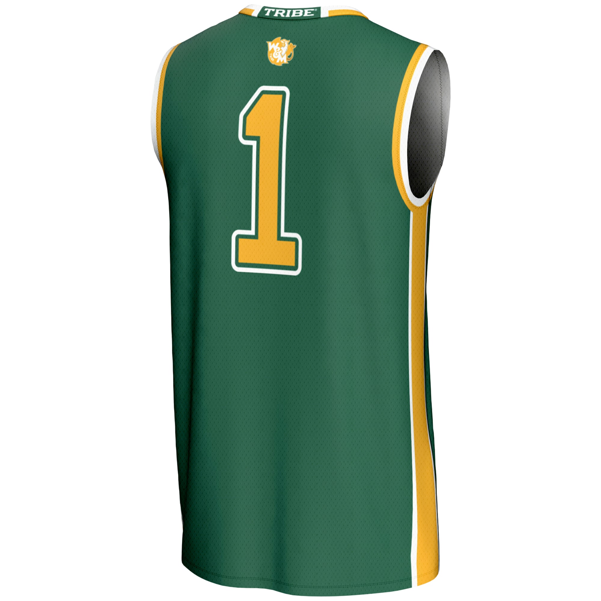 [NJP] William & Mary Tribe GameDay Greats Unisex Lightweight Basketball Jersey - Green