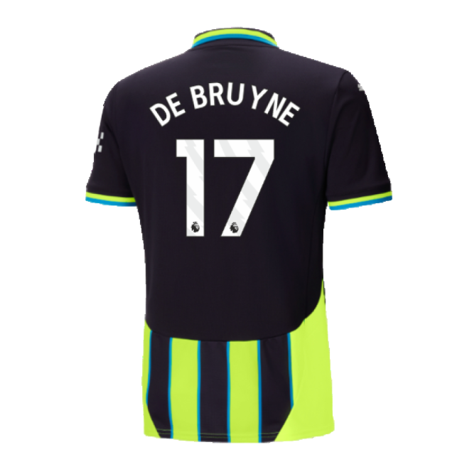 Authentic Performance 2024-2025 Man City Road Shirt De Bruyne 17