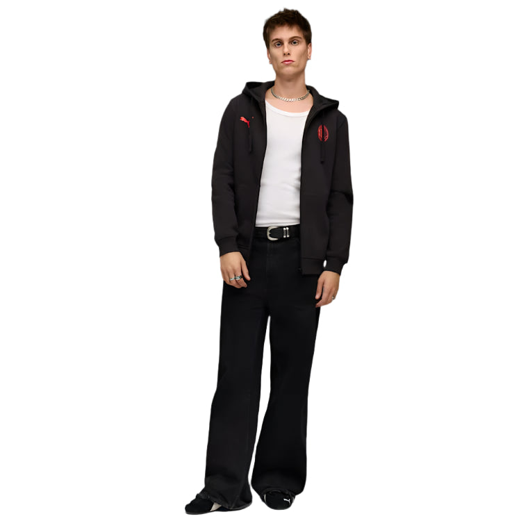 AC Milan Hooded 2025-2026 UCL Home Jersey – Authentic Shirt