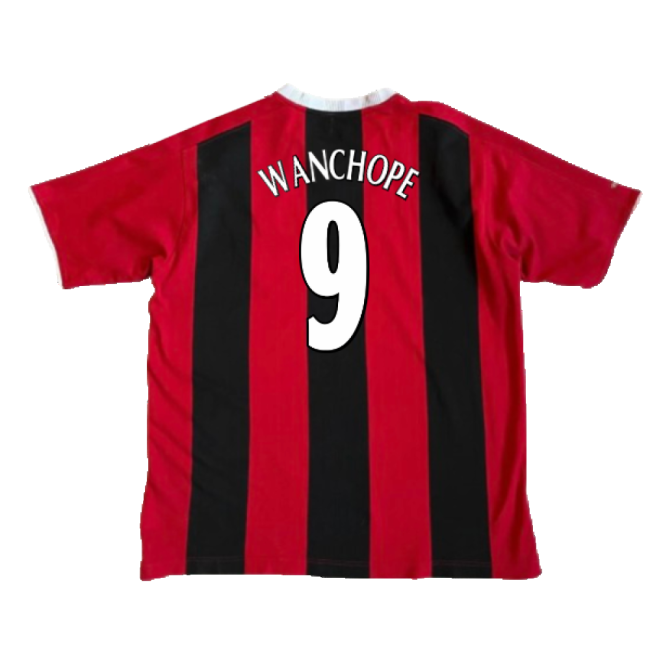 Manchester City 2003-04 Away Shirt ((Very Good) XL) (Wanchope 9)