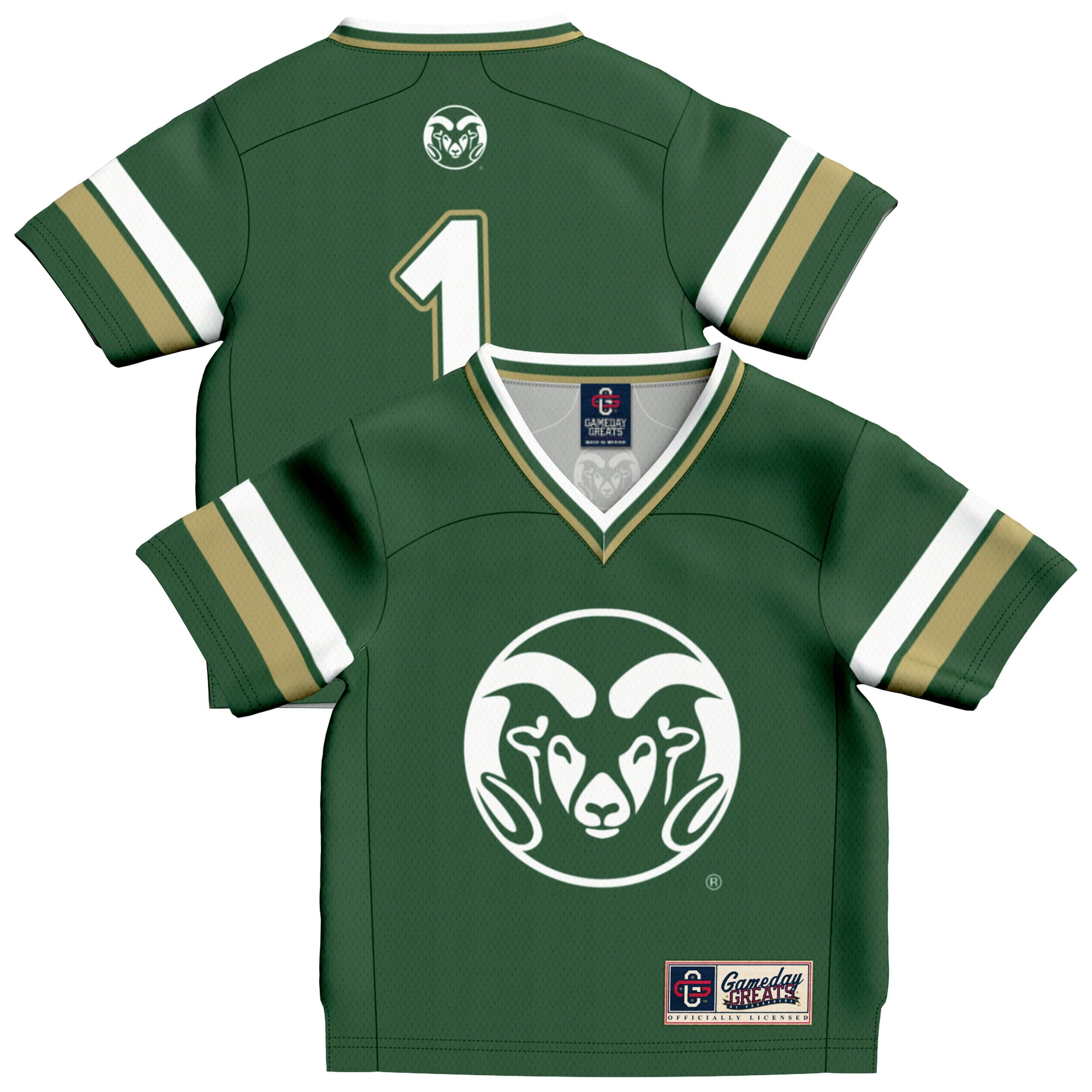 #1 Colorado State Rams GameDay Greats Infant Lightweight Collegiate Football Fashion Jersey - Green