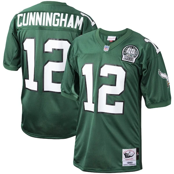 None Randall Cunningham  Jersey - Green | NFL Player Jersey | NFL Foot
