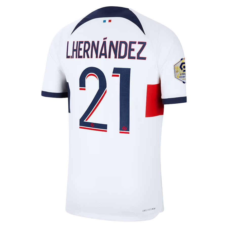 Paris Saint‑Germain FC Hakimi 2023-2024 Lig Away Jersey – Authentic Shirt