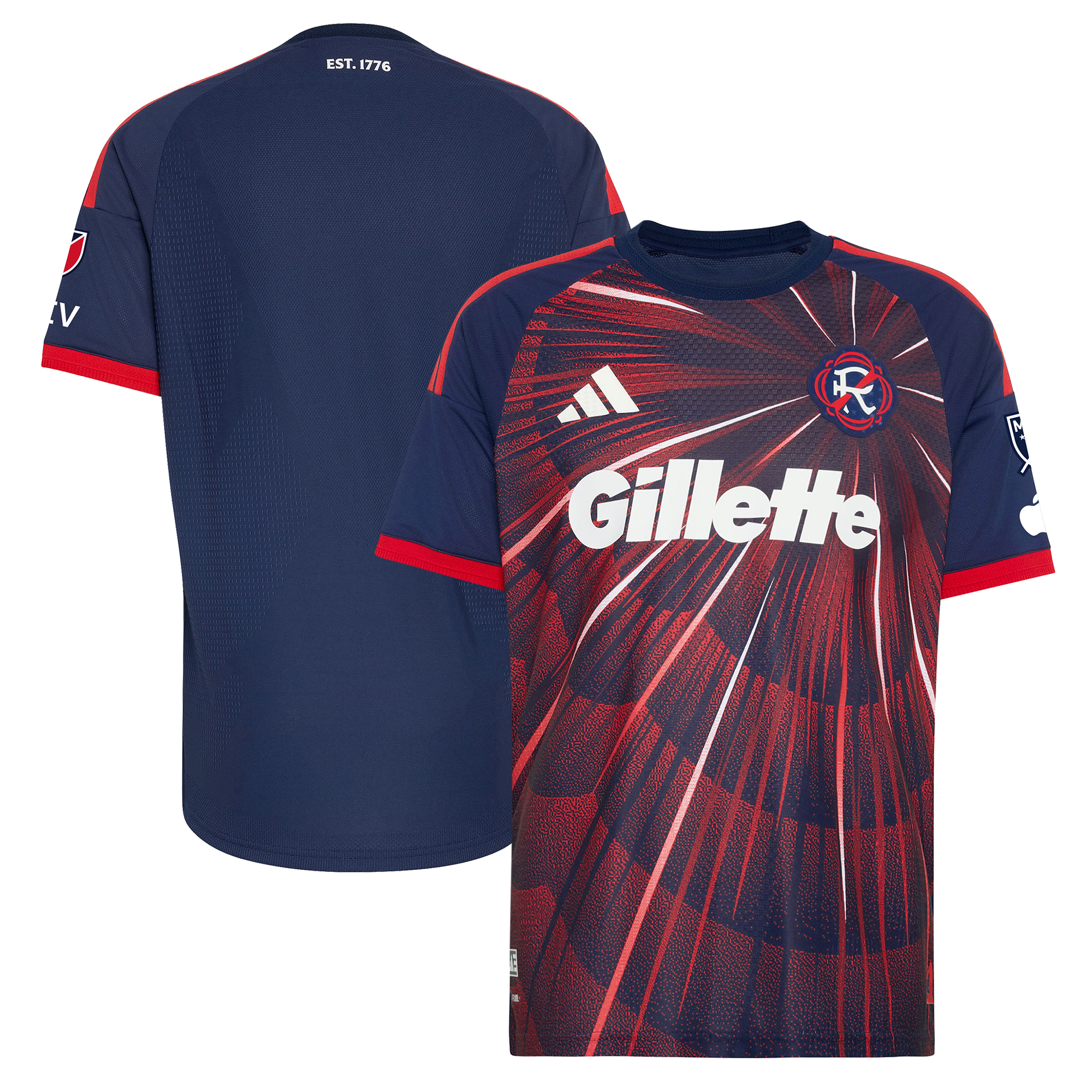 [SJH] New England Revolution 2026 Independence Day On-Field Authentic Patch Jersey - Blue