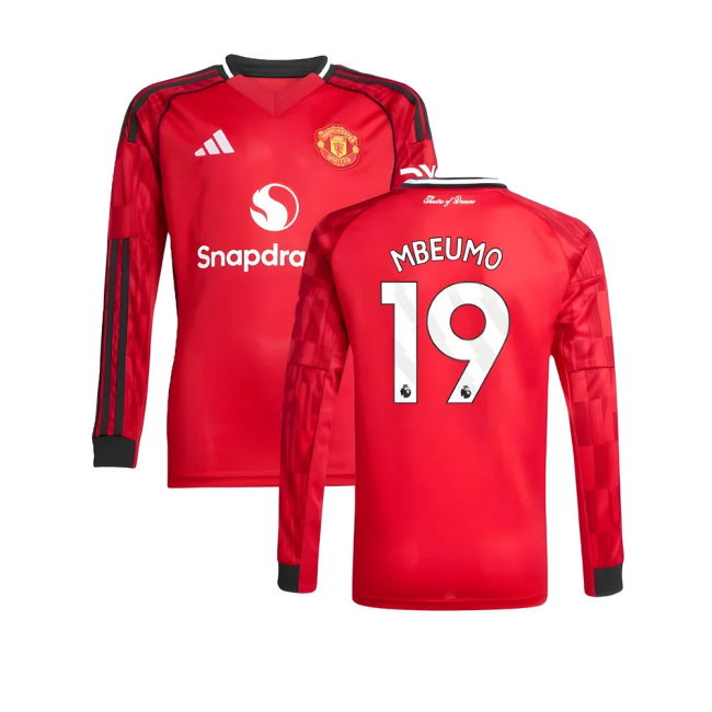 2025-2026 Man Utd Home - High Performance - Durable Fabric