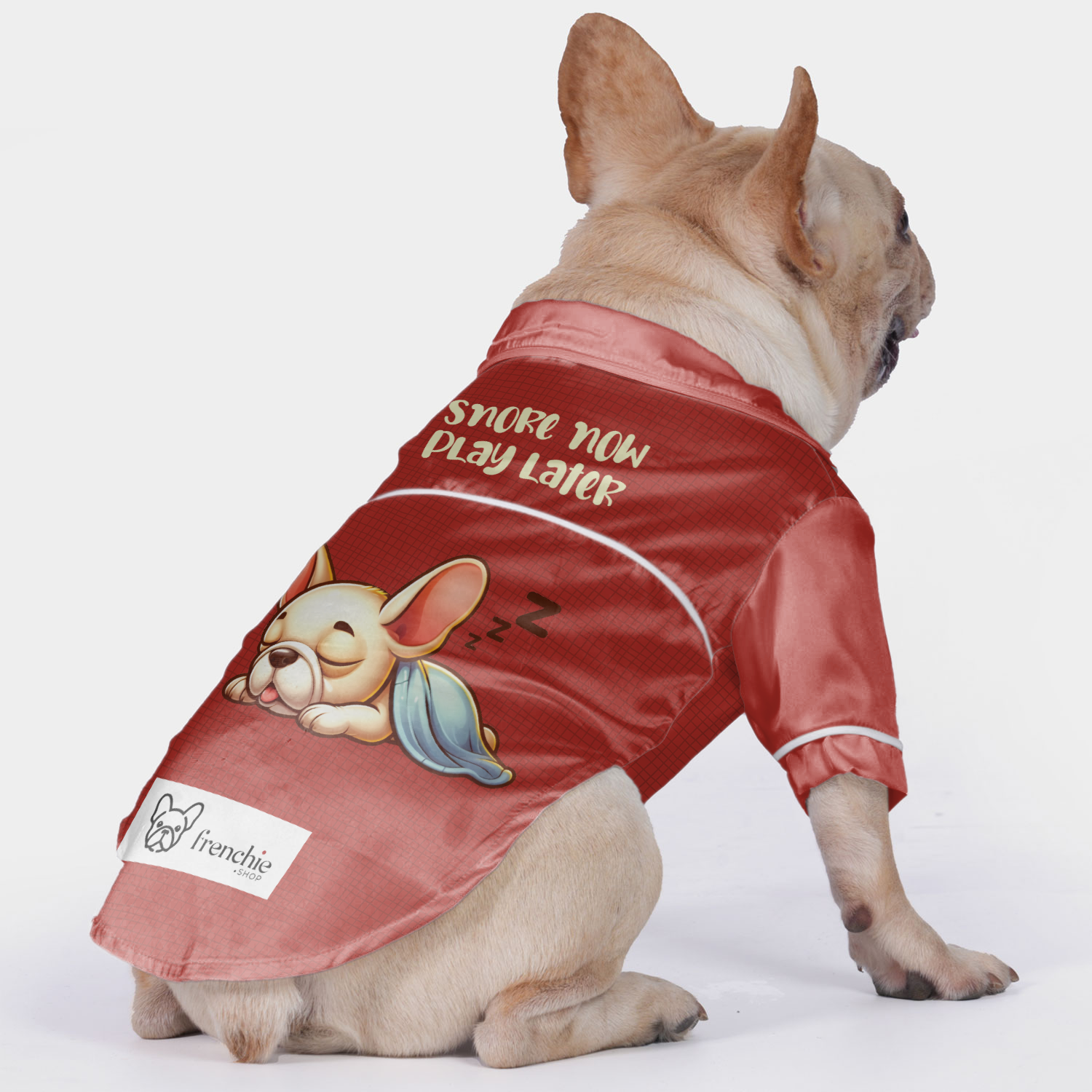 High-Quality Snore Now, Play Later - Pajamas For French Bulldog for Home