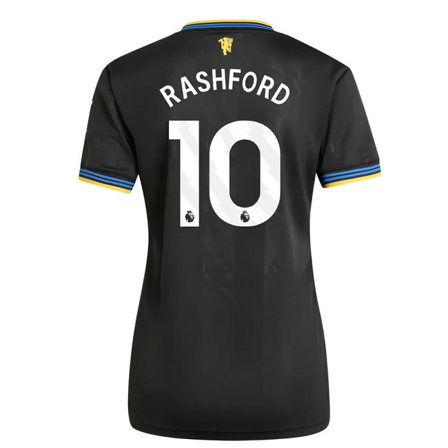 Top Grade 2025-2026 Man Utd Third With Retro Design - Machine Washable