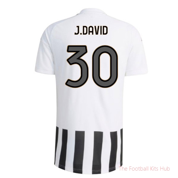 Juventus 2026-2027 Home Shirt J David #30 Football Jersey