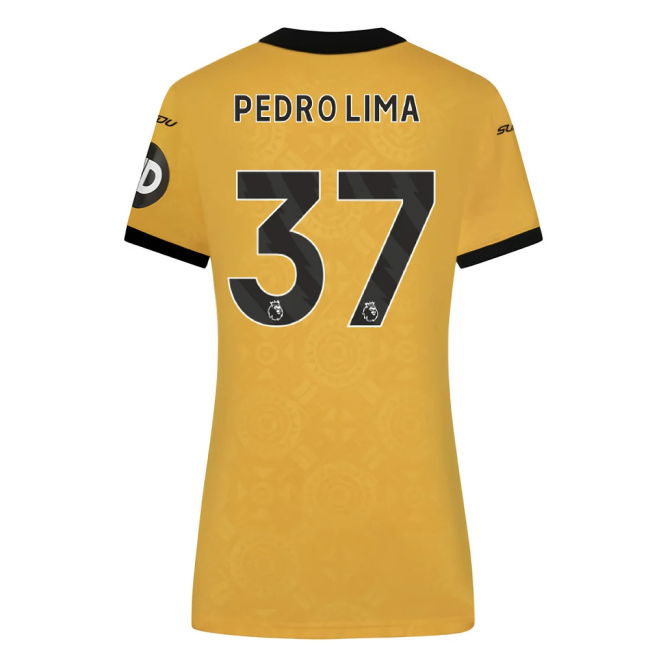 Lightweight 2025-2026 Wolves Home Flexible Match Jersey Womens Ad#548