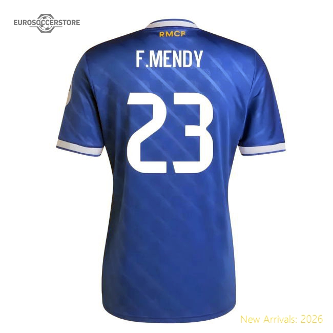Trending 2025-2026 Real Madrid Third Shirt (F.Mendy 23)