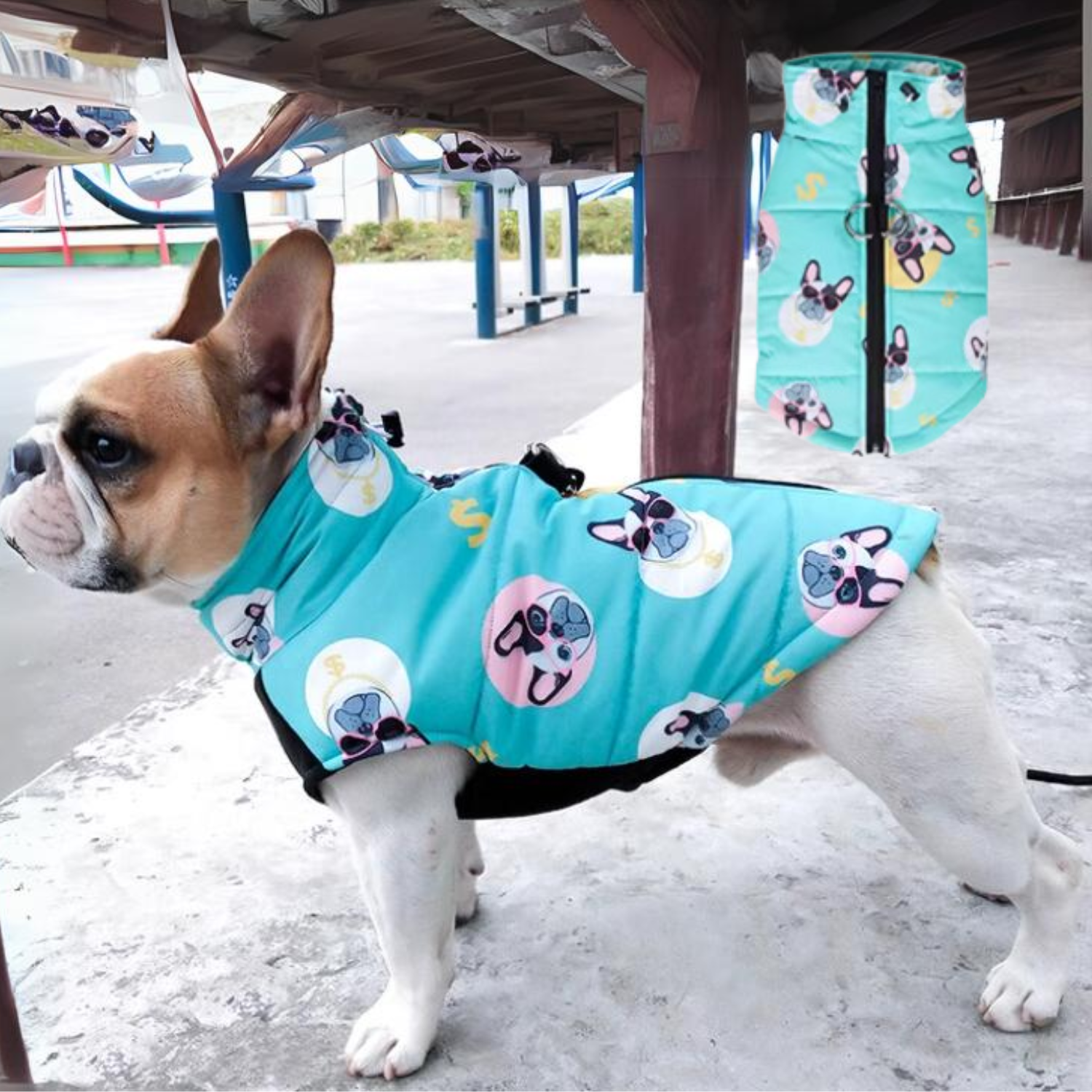 French Bulldog Puptrend Premium Frenchie Jacket Durable Dog Clothes