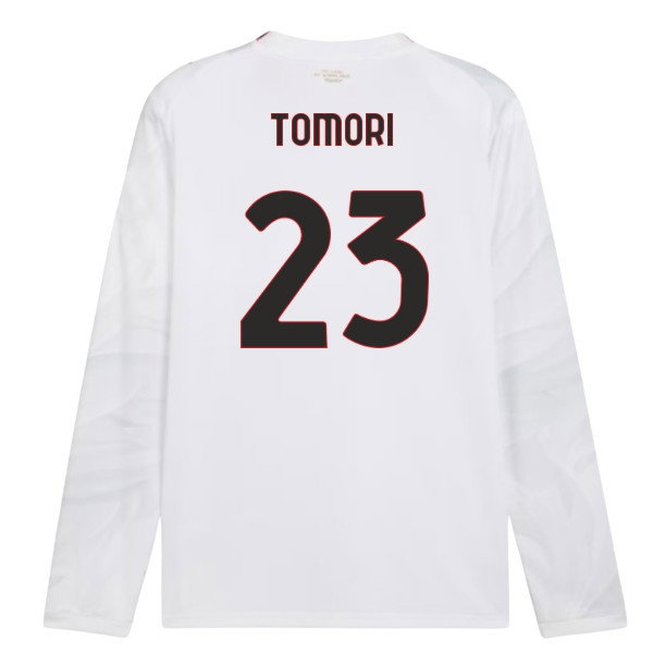 [DDJ] 2026 2027 AC Milan Long Sleeve Shirt Away Apparel (Tomori 23)