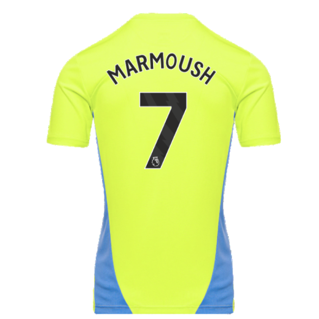 2024-2025 Man City Training Jersey Yellow Glow Marmoush 7