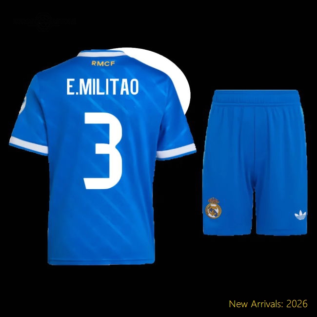 Real Madrid 2024-25 Third Fan Version For Adults (E.Militao Match
