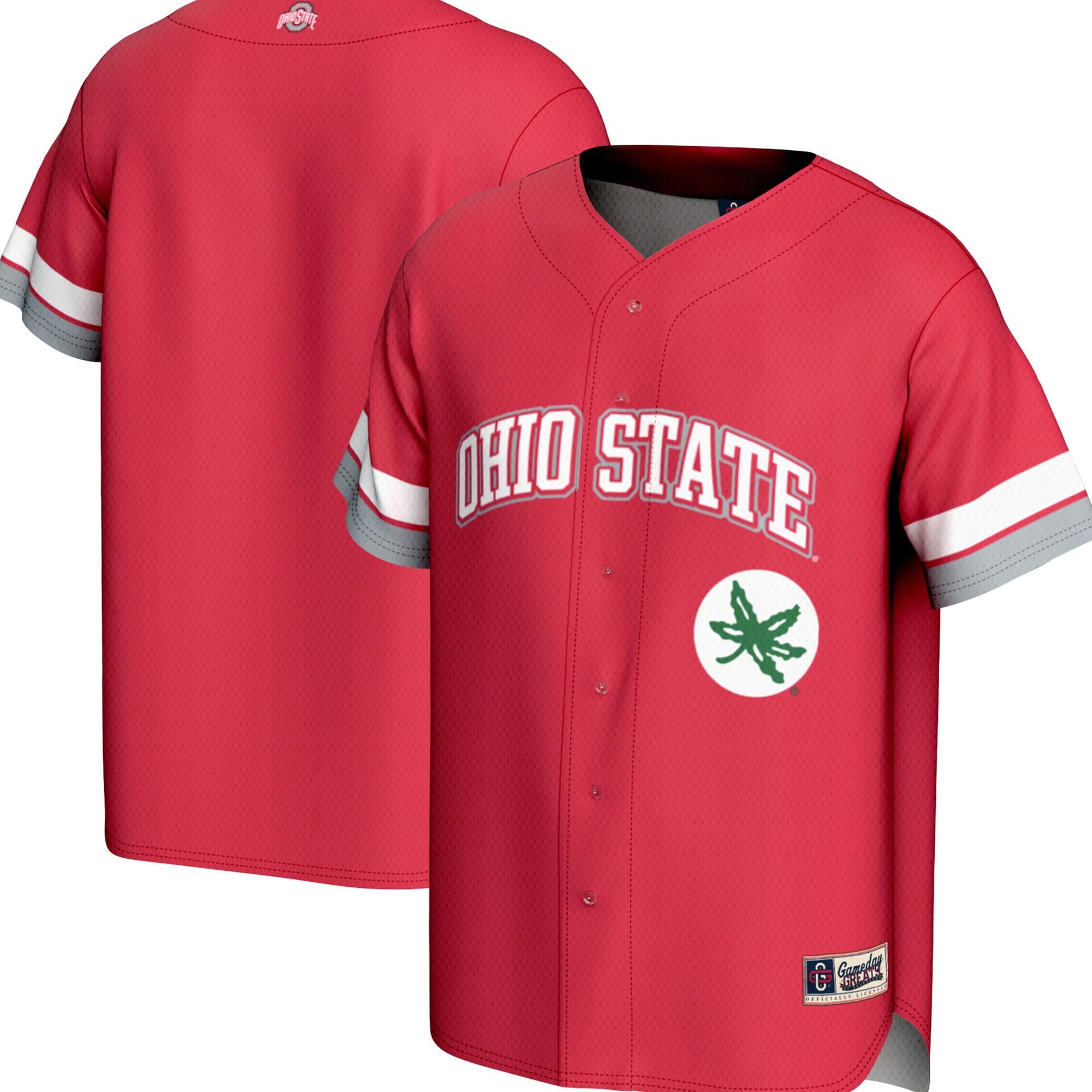 [NJP] Ohio State Buckeyes GameDay Greats Youth Spirit Baseball Jersey - Scarlet