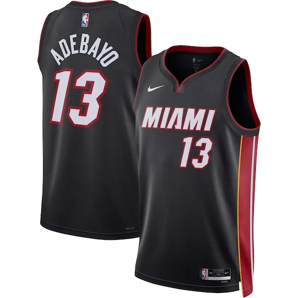 Bam Adebayo MIA Swingman Jersey - contemporary high-quality - Black