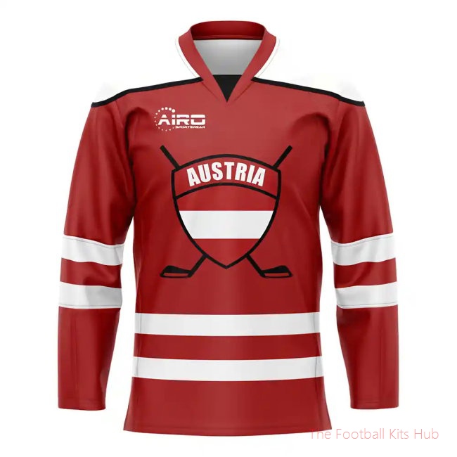 Men Austria Home Ice Hockey Shirt