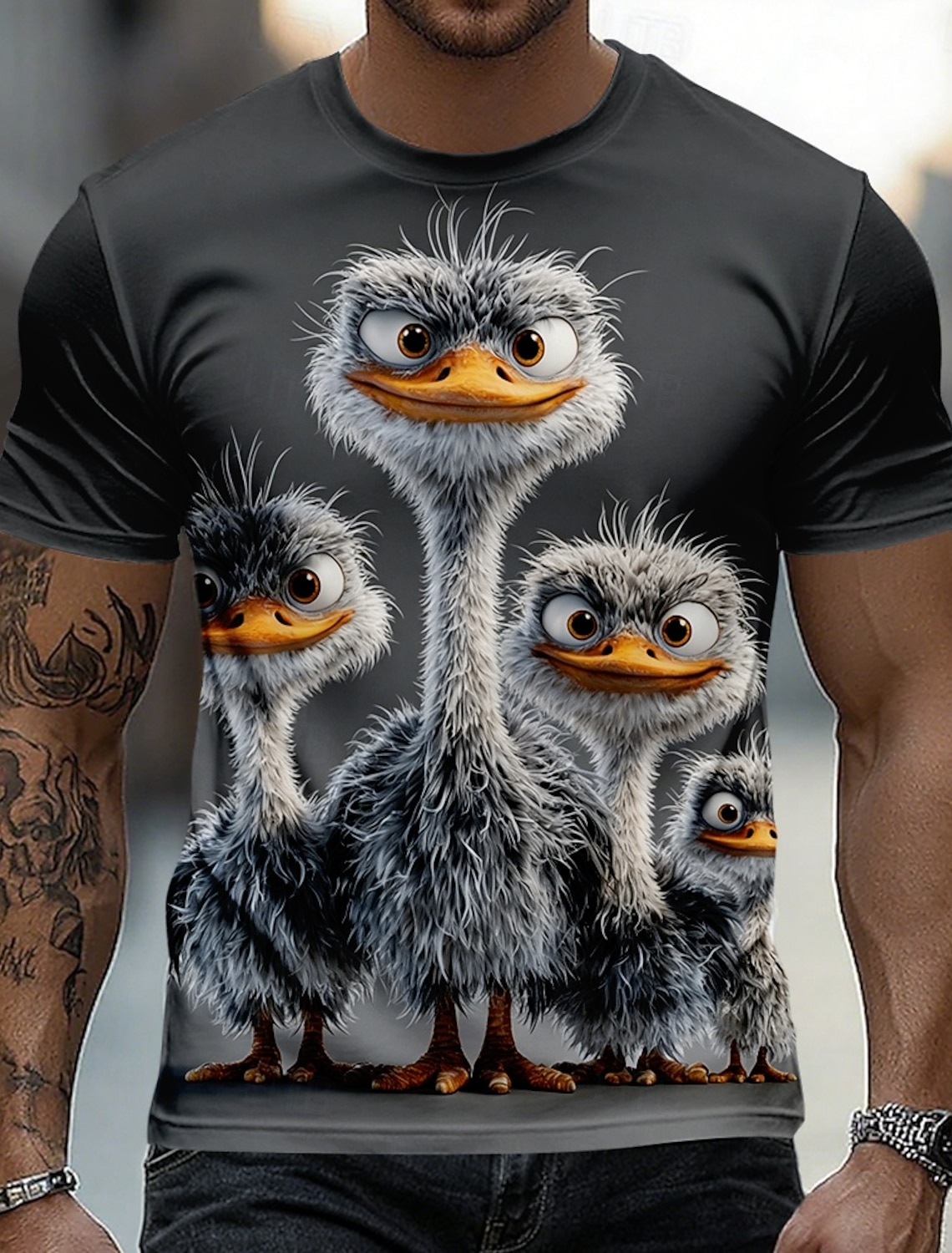 Men's Animal Dog T Shirt Short Sleeve T shirt 3D Print Crew Neck Shirt Funny Casual Daily Street Green Summer Spring Clothing Apparel S M L XL 2XL 3XL