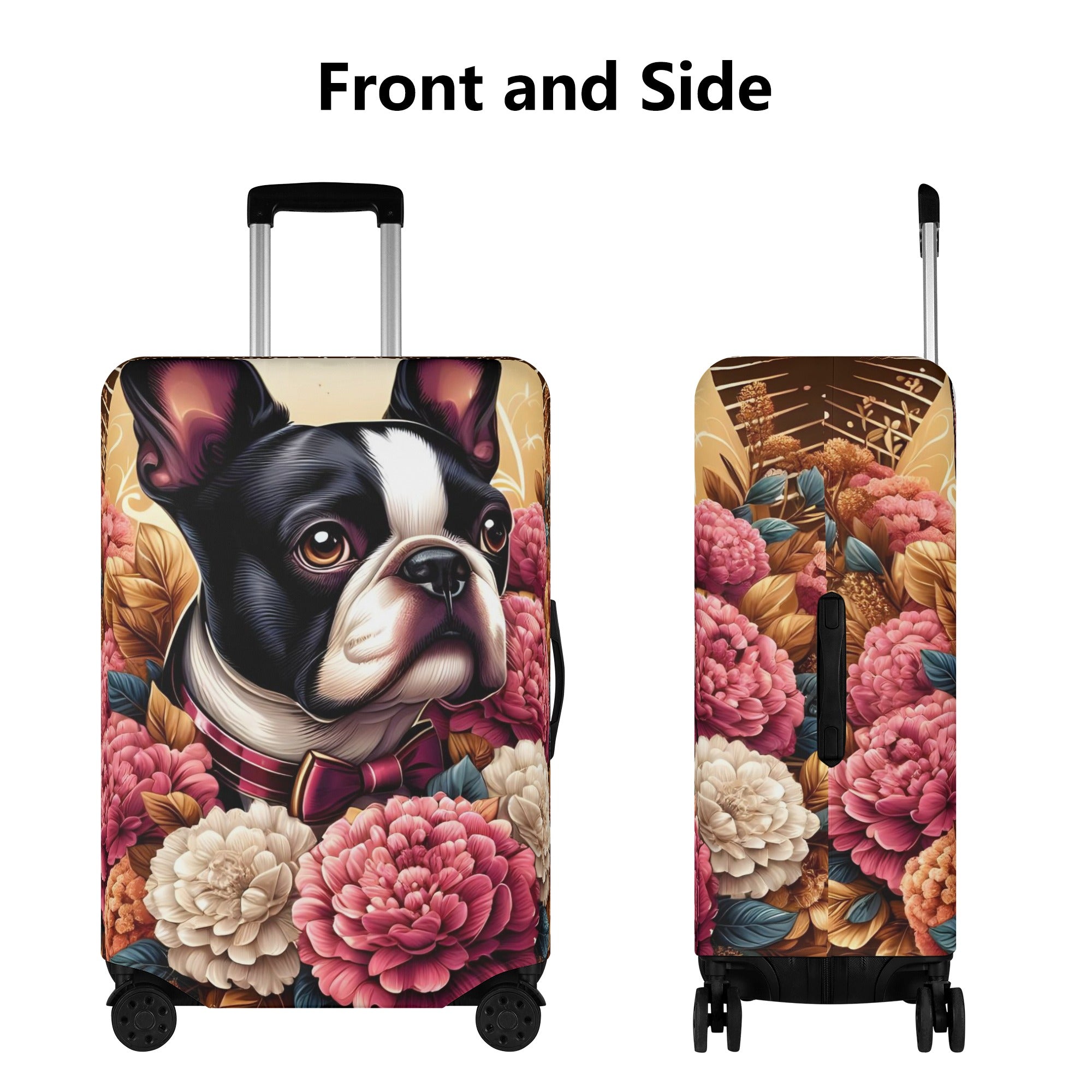 - Breed-specific Luggage Cover For Boston Terrier Lovers Dog Supplies