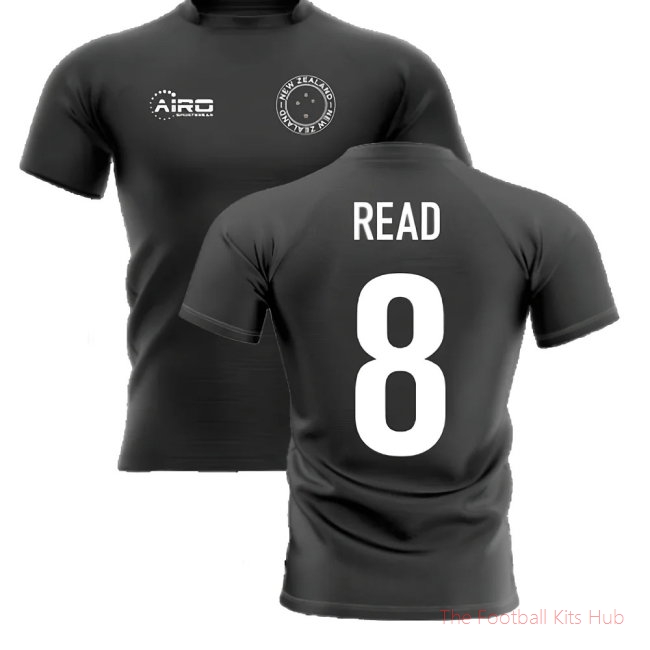 [EFS] 2025/26 New Zealand Home Rugby Shirt (Read 8)