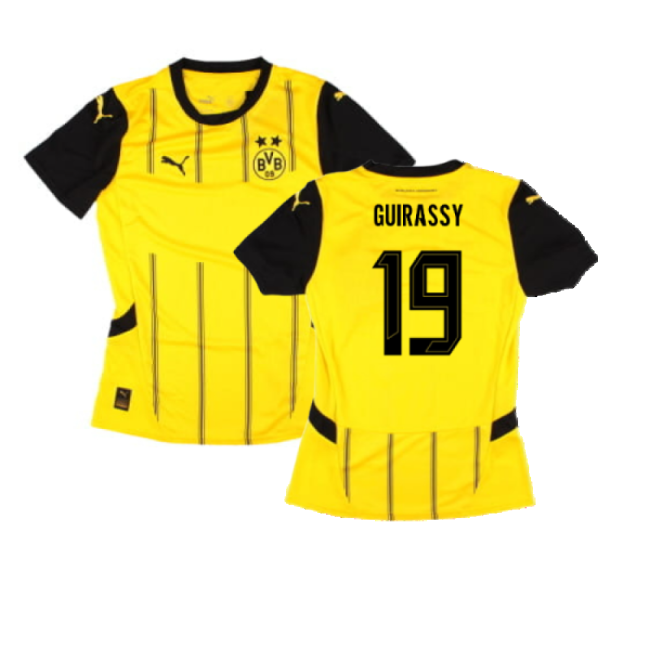 2024-2025 Dortmund Home Soccer Jersey - Ladies (Ladies)