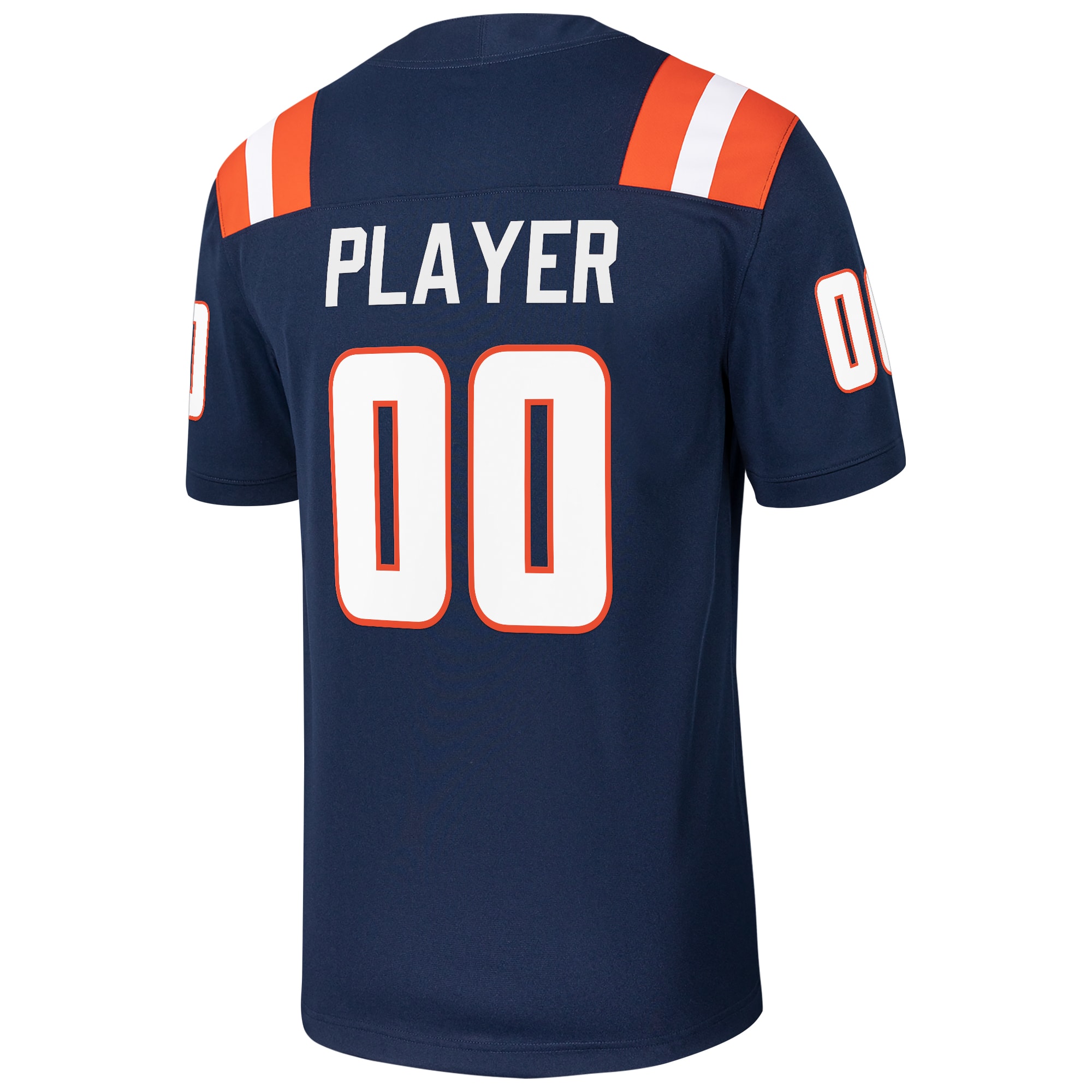 [NJP] Illinois Fighting Illini Pick-A-Player NIL Football Game Jersey - Navy
