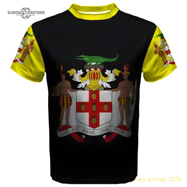 Premium Reggae Boyz Coat Of Arms Sublimated Sports Jersey