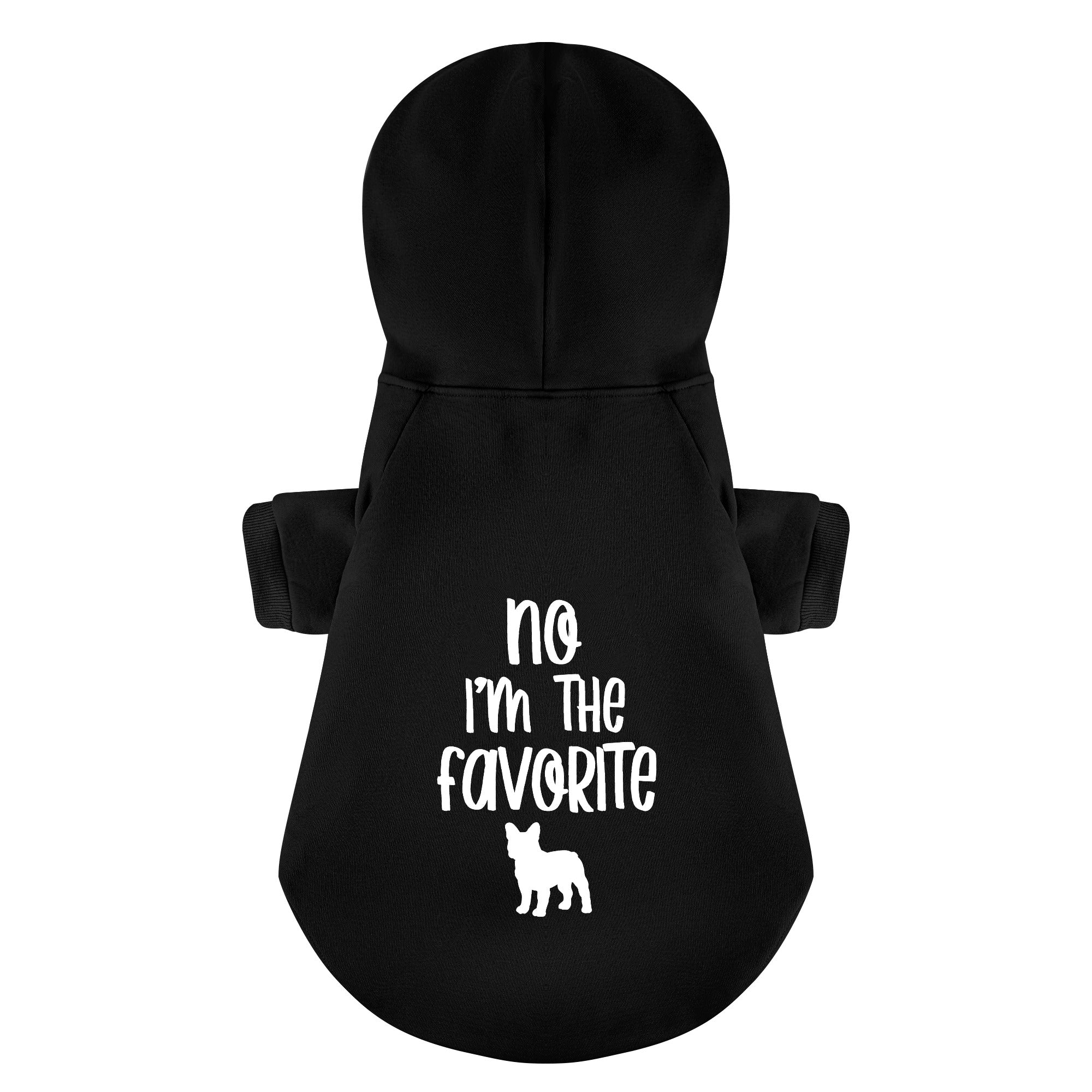 I’m the favorite and No, I’m the favorite - Matching French Bulldog Hoodies – Stylish, Cozy & Personalized!