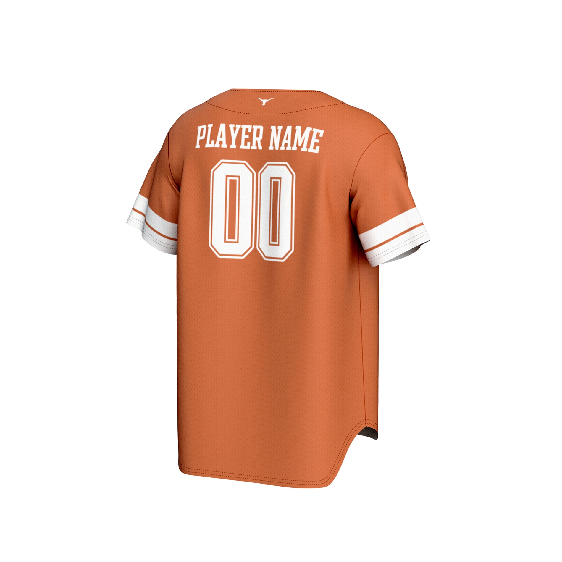 [NJP] Texas Longhorns GameDay Greats Unisex NIL Pick-A-Player Lightweight Collegiate Baseball Fashion Jersey - Texas Orange