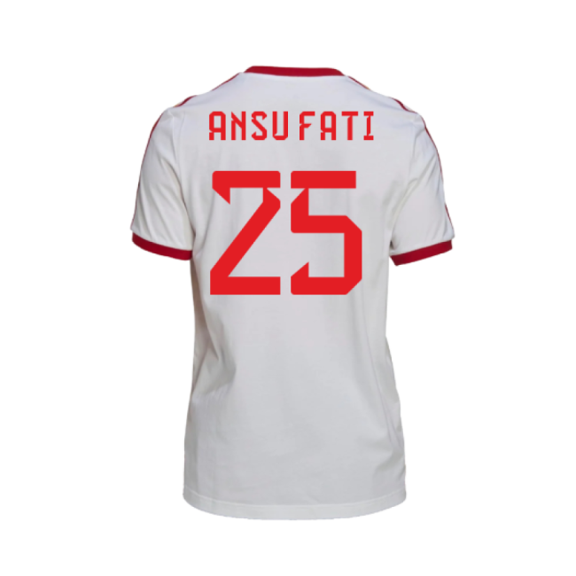 2022-2023 Spain DNA 3S Tee (White) (Ansu Fati 25)