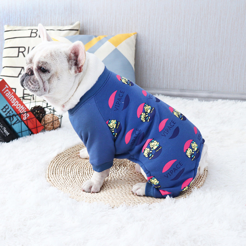French Bulldog Cozybull French Bulldog Soft Fleece Winter Hoodie Durable Dog Item