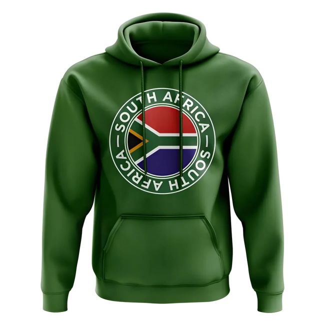 Limited-Edition South Africa Football Badge Hoodie (Green)