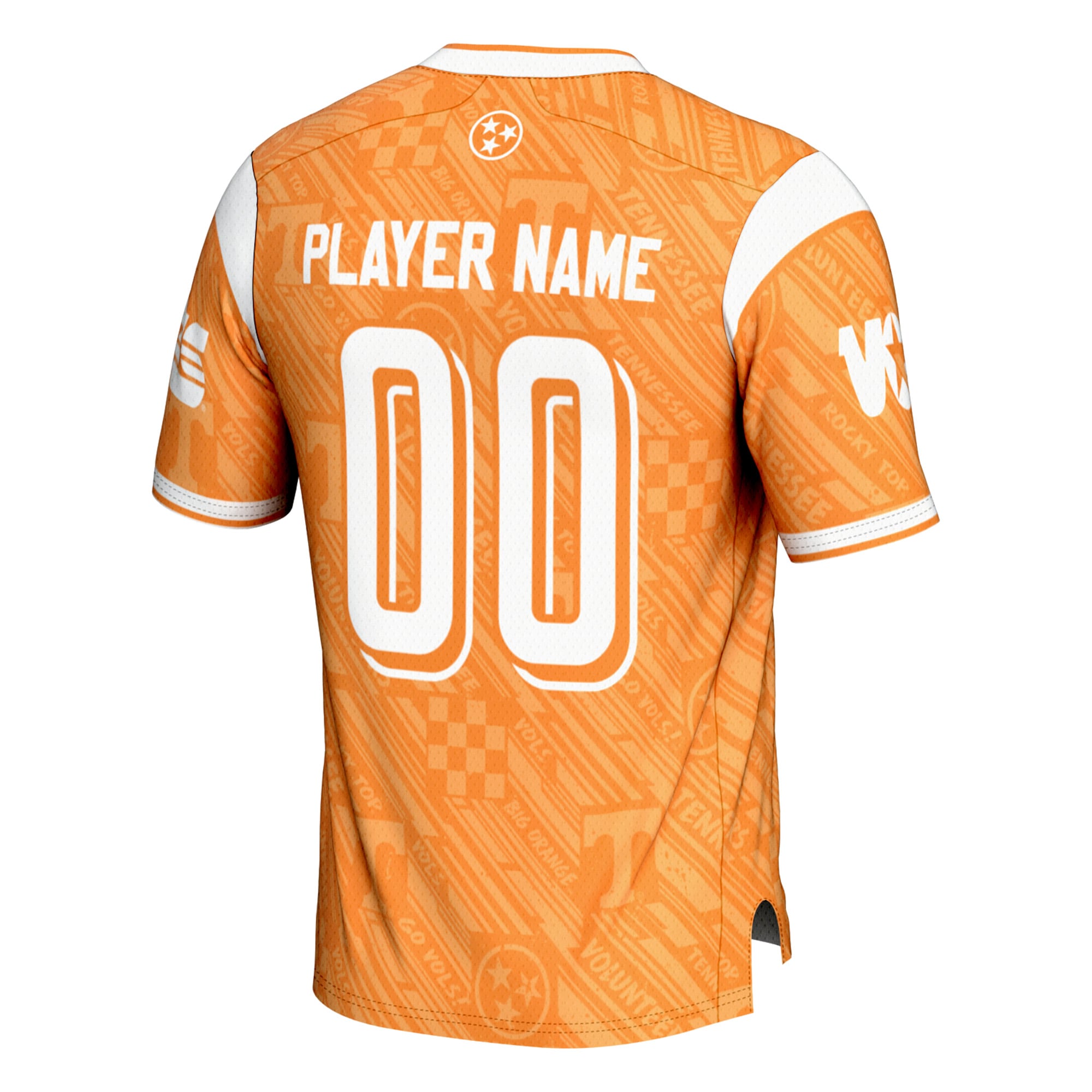 [NJP] Tennessee Volunteers GameDay Greats Highlight Print NIL Pick-A-Player Football Jersey - Tennessee Orange
